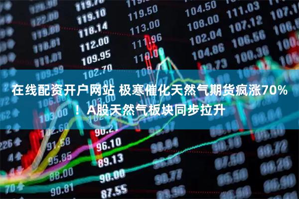 在线配资开户网站 极寒催化天然气期货疯涨70%！A股天然气板块同步拉升
