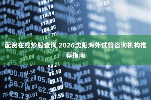 配资在线炒股查询 2026沈阳海外试管咨询机构推荐指南
